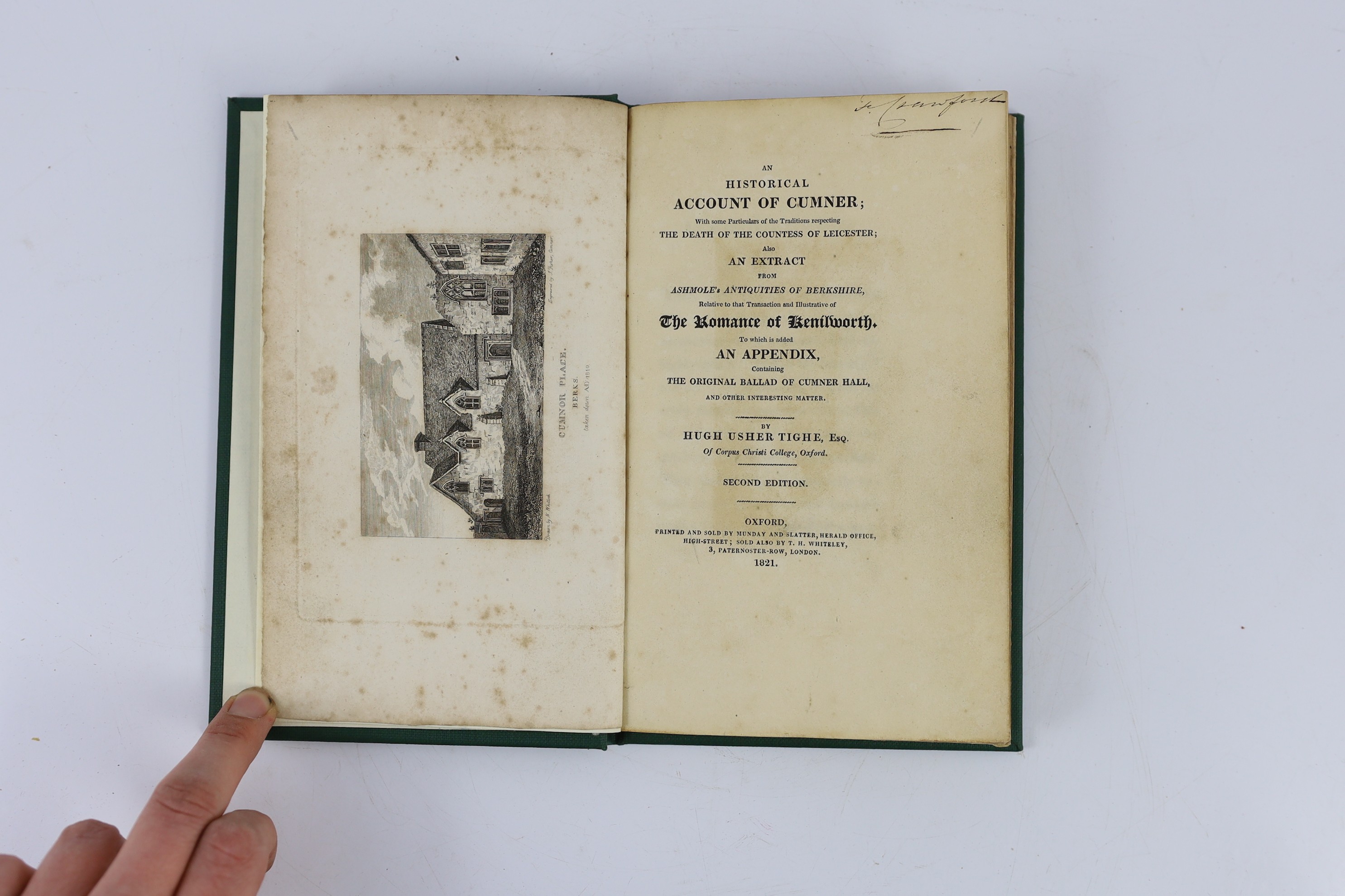 BERKS: The Journey - Book of Berkshire: with particular accounts of Windsor and its Castle, Eton and Reading. folded map and engraved text illus.; original coloured pictorial wrappers